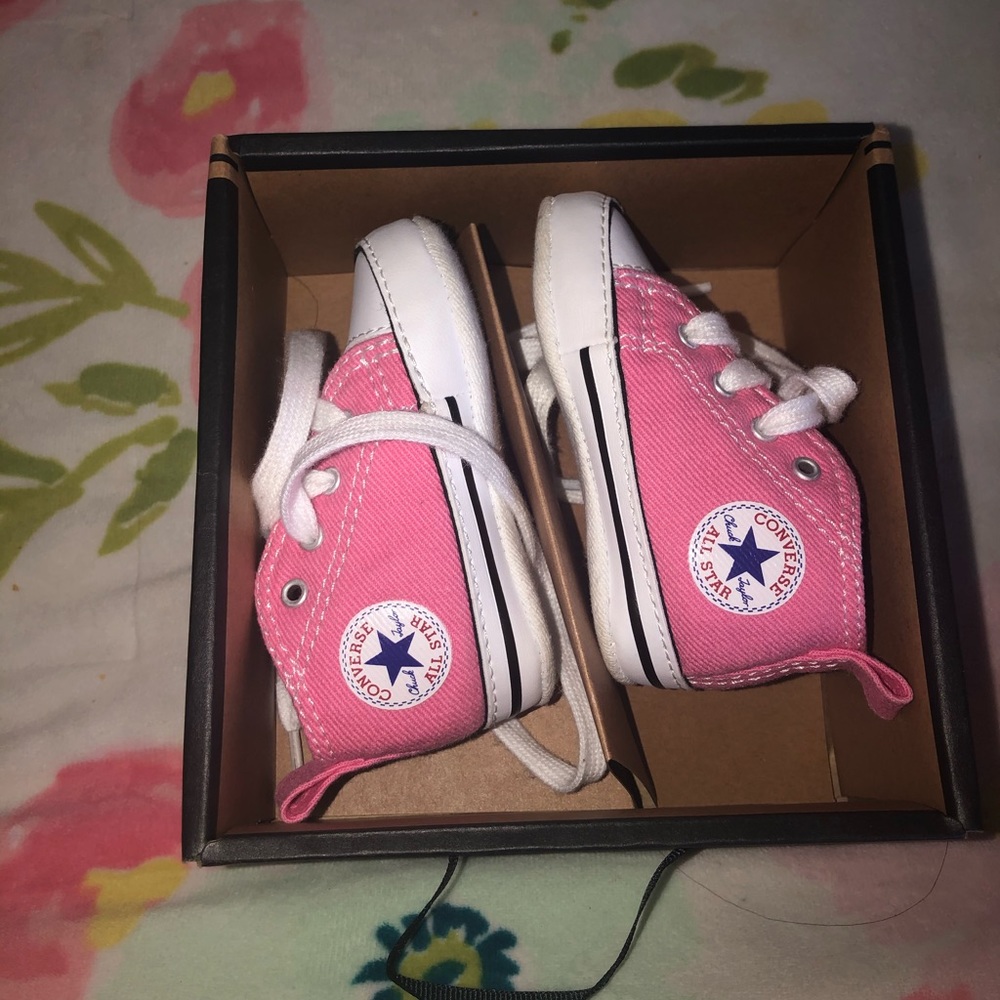 Converse Pink Crib Shoes